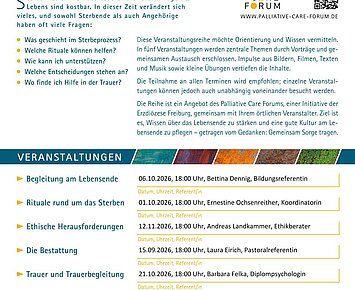 Sterben, Tod und Trauer - Gemeinsam Abschied nehmen: Teil 1 - Die Bestattung