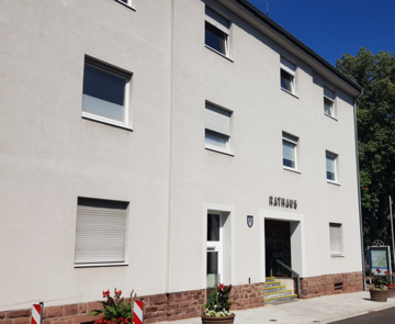 Abbildung des Rathauses in Wolfartsweier.