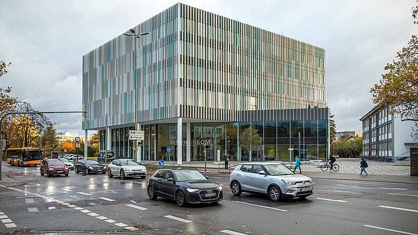 Ansicht des neuen Informatikgebäudes des KIT am Adenauerring