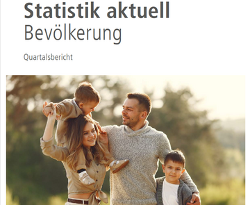 Titelbild Bevölkerung Quartalsbericht Stadt Karlsruhe