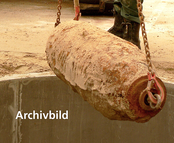 Archivbild einer Bombe.