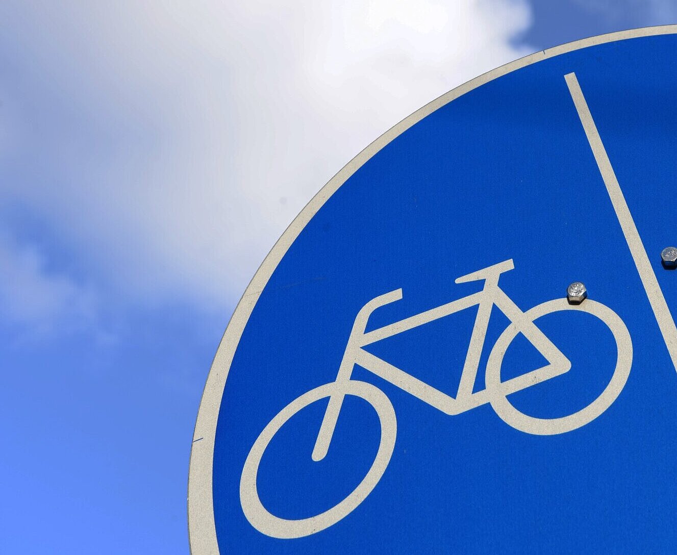 Straßenschild, Getrennter Fuß- und Radweg, BYPAD