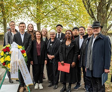 Karlsruher Delegation bei der Reise nach Gurs 2025