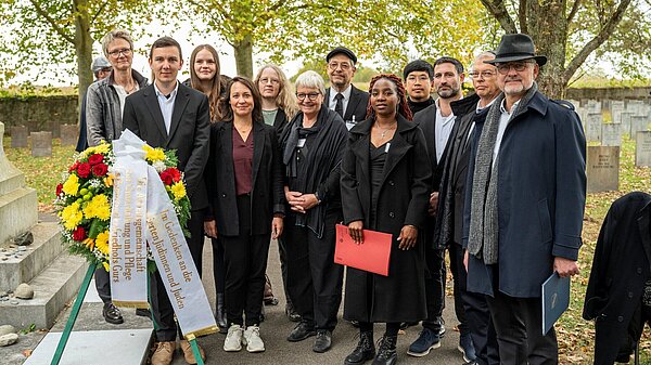 Karlsruher Delegation bei der Reise nach Gurs 2025