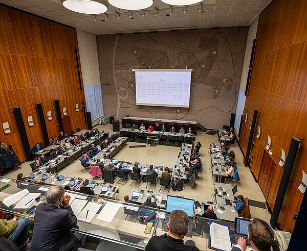 Gemeinderatssitzung im Bürgersaal