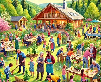 Gemeinsam Stark: Teilhabe und Gemeinschaft im Naturfreundehaus Moosbronn