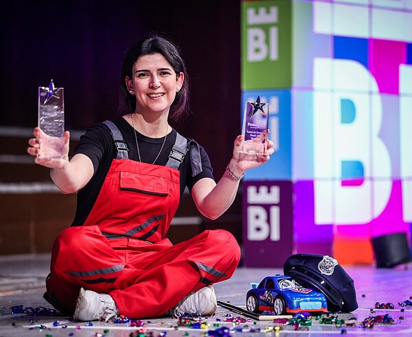 Die Siegerin des Karlsruher Vorentscheids, Aysel Ahadova, wird nach ihrem Sieg im Bundesfinale nun beim FameLab-Weltentscheid im Herbst für Deutschland antreten.