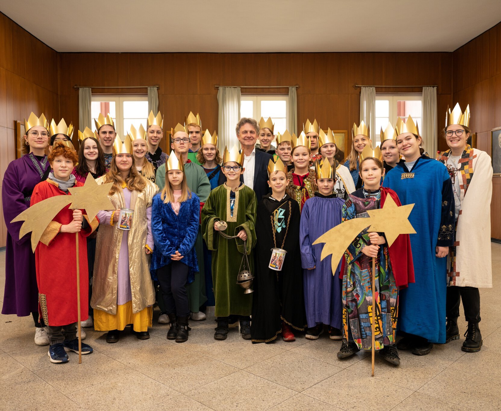 Sternsinger im Rathaus