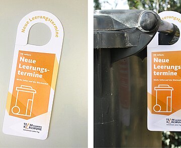 Das Team Sauberes Karlsruhe ändert die Leerungstermine für die Zeit ab dem 18. März.