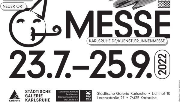 Plakat der Künstler*innenmesse