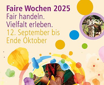 Plakat zur Fairen Woche 2025