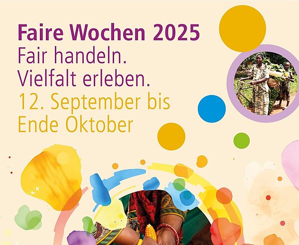 Plakat zur Fairen Woche 2025