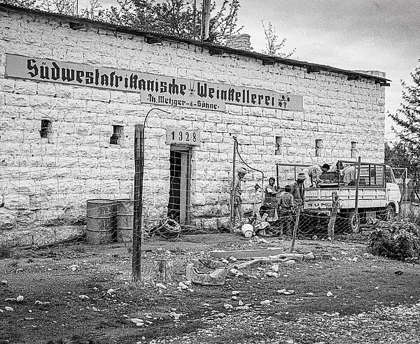 Eine Farm in ehemals Südwestafrika