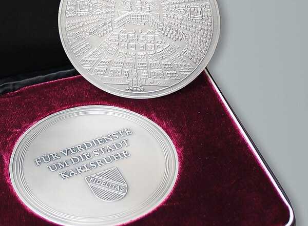 Medaille Stadt