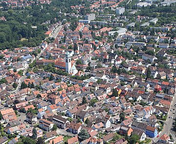 Luftaufnahme von Daxlanden