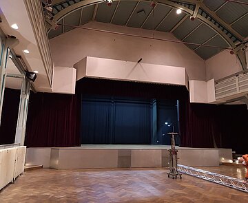 Foto des Veranstaltungsraums in der Festhalle Durlach