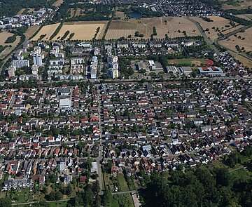 Luftaufnahme von Neureut