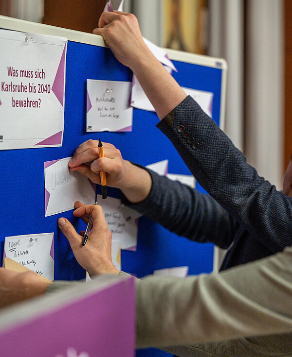 Momentaufnahme bei der Werkstatt Karlsruhe 2040