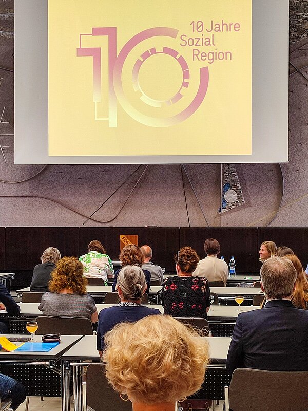 Feier im Bürgersaal des Rathauses am Marktplatz zum zehnjährigen Jubiläum der Sozialregion.