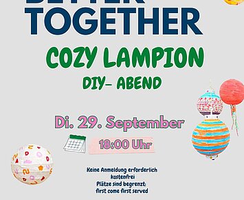 Cozy Lampion - DIY Abend