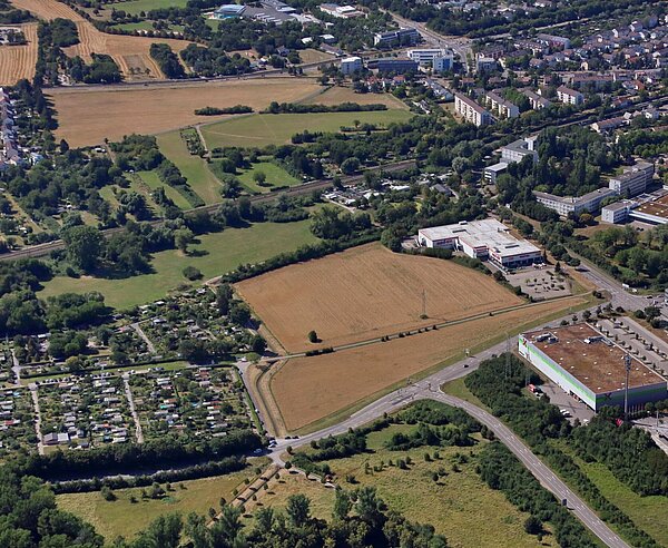 Trasse Südumfahrung Hagsfeld