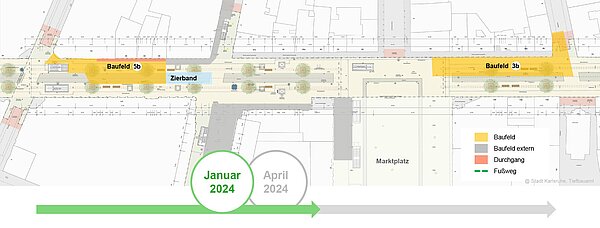 Bauablauf Kaiserstraße