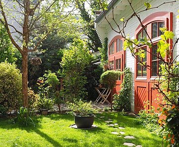 Gebäude und Garten, Offene Pforte 2025, Durlacher Allee 10