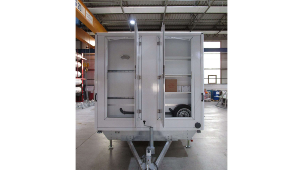 Lagerfläche Toilettenwagen