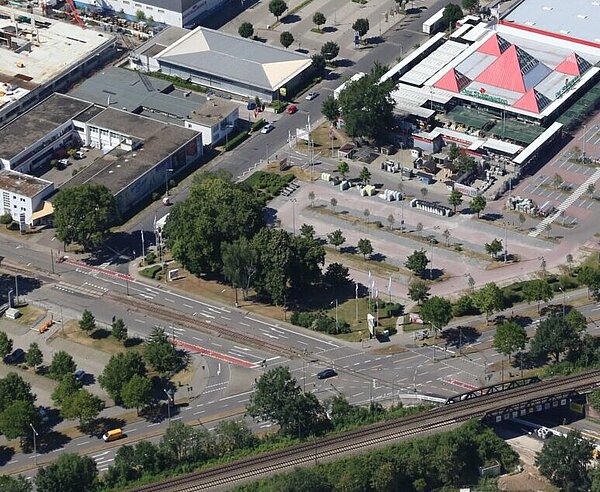 Luftaufnahme der Oststadt