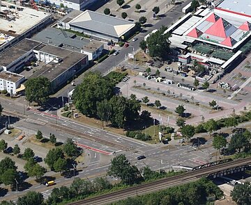 Luftaufnahme der Oststadt