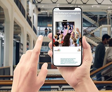 Screenshot der Titelseite des Jahresberichtes