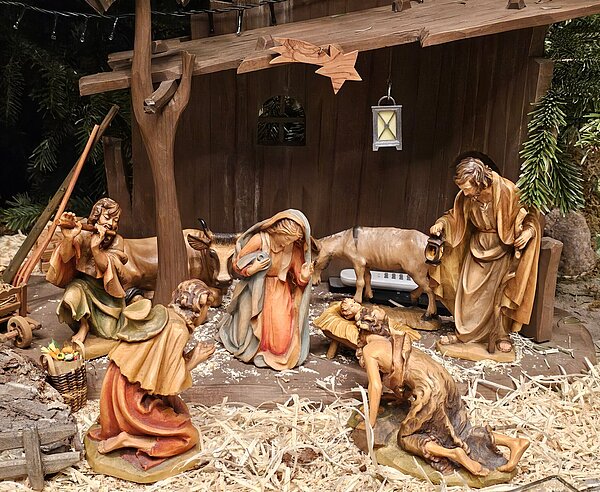 Die Weihnachtskrippe der Christuskirche.