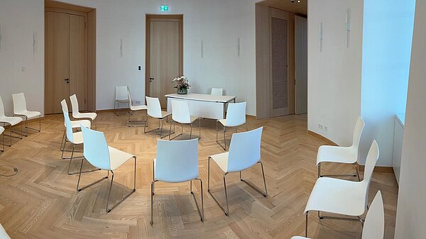 Das Bild zeigt das Karoline-Luise-Zimmer im Markgräflichen Palais Karlsruhe.