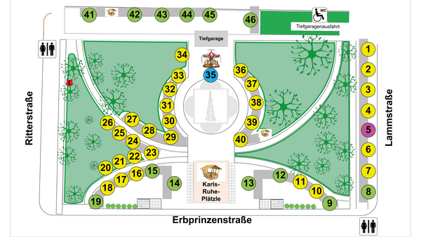 Standplan Friedrichsplatz