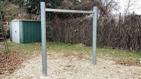 Foto Spielplatz in der Kleingartenanlage an der Durlacher Allee