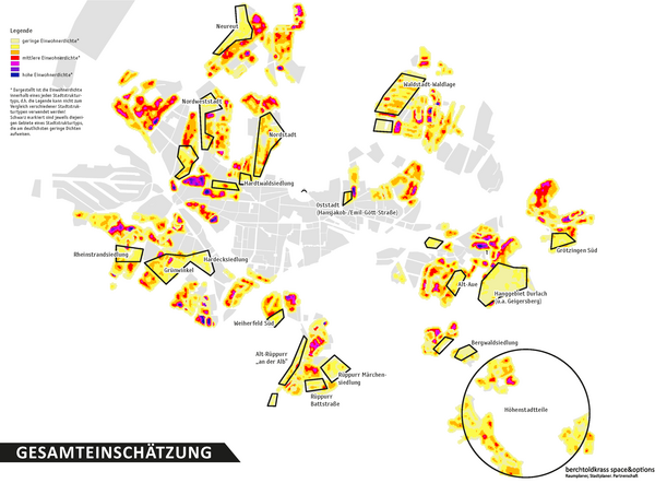 Planskizze Innenentwicklung Karlsruhe