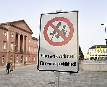 Feuerwerk Verbot Marktplatz