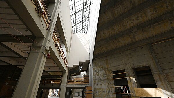 Begehung der Stadthalle, Juni 2023