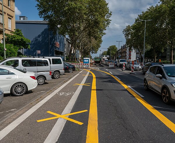 Umgestaltung der Kriegsstraße