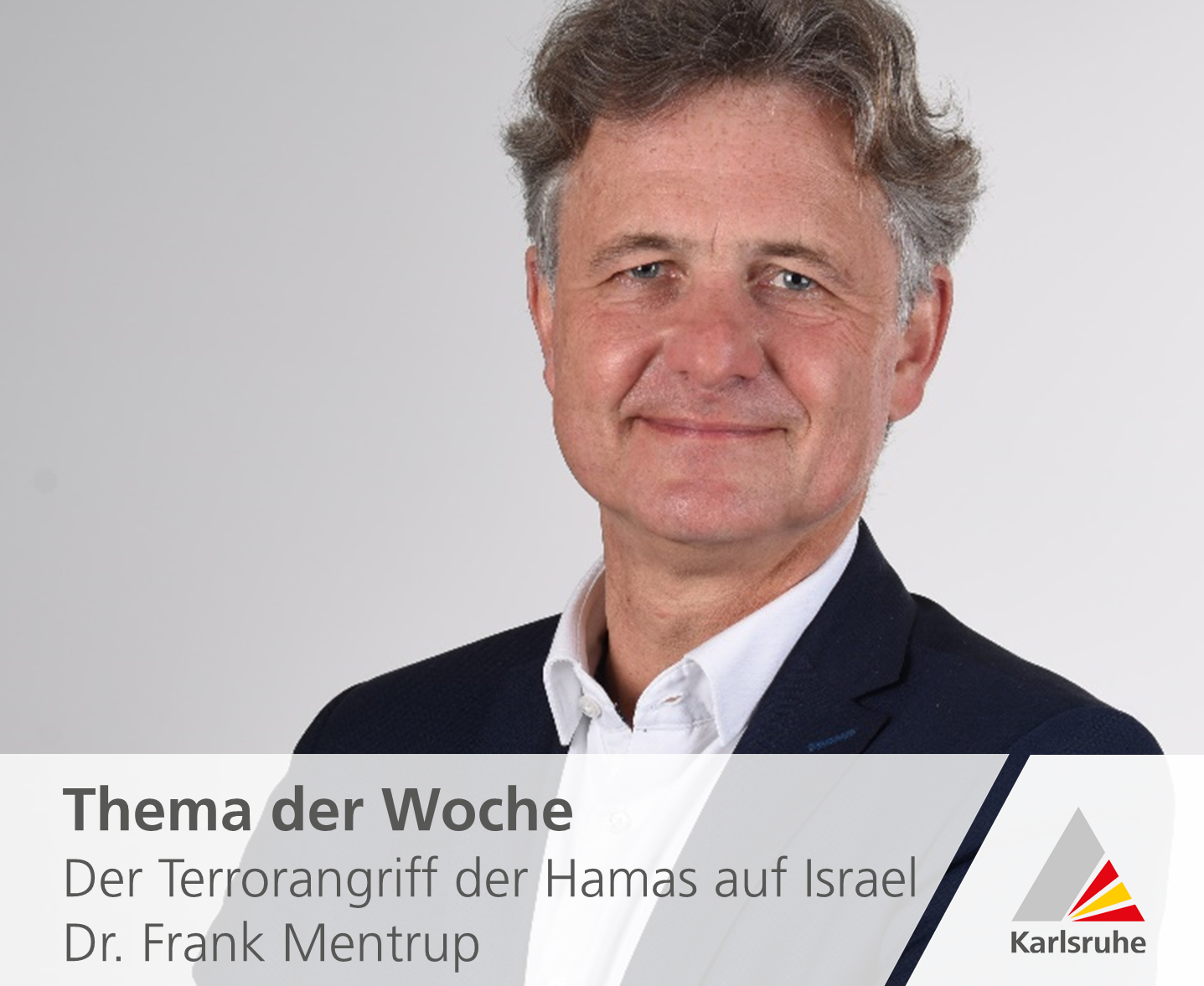OB Dr. Frank Mentrup zum Thema der Woche