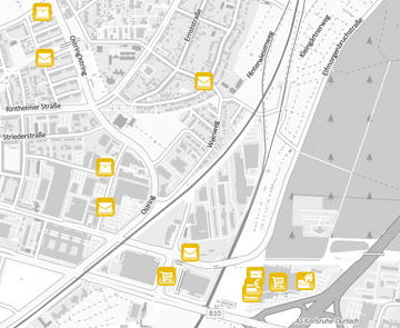 Abbildung der Themenkarte "Dienstleistungen"