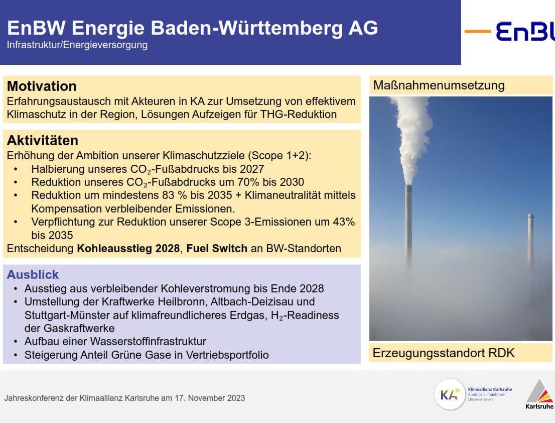 EnBW Firmenpräsentation