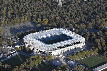 Fußballstadion im Wildpark