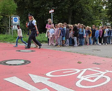 Aktion zur Schulwegsicherheit 2025