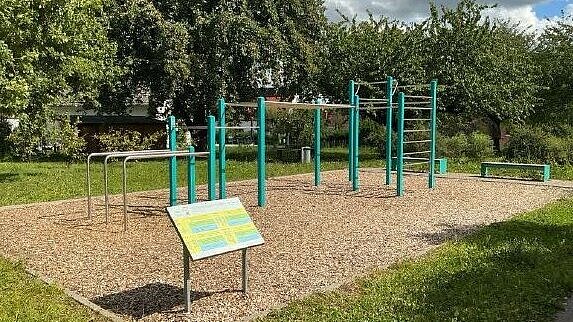 Foto Calisthenicsanlage Rotenbüschle in Hohenwettersbach, diese bleibt bestehen
