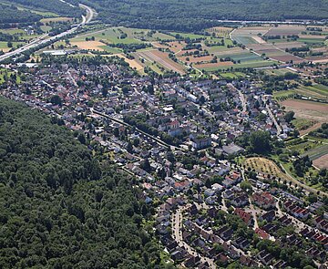 Luftaufnahme von Wolfartsweier