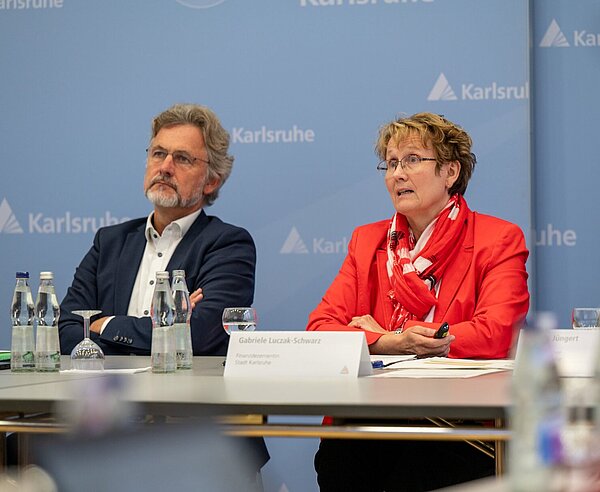 Pressekonferenz zum Thema Grundsteuer
