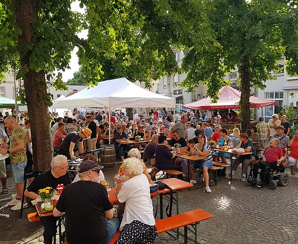 Impression vom Durlacher Weinfest