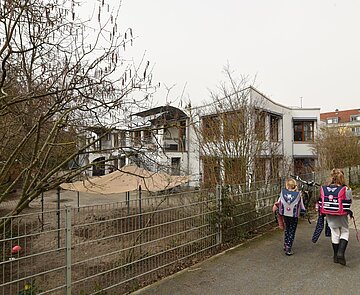 Gebäudeansicht Schülerhort Haid-und Neu-Straße