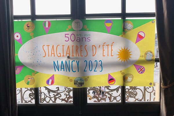 Vetreterinnen und Vetreter der Stadt Nancy und der Stadt Karlsruhe